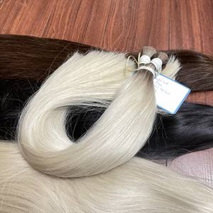 Pleine Cuticule Doux Vierge Remy Cheveux En Vrac Russe Slave Cheveux Humains En Vrac Pleine Longueur pour La Russie Cheveux Avec Prix D'usine - Product Image 3