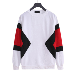 OEM Wholesale Custom logo Crew Neck Oversized Loose Men's 100% Cotton Custom logo Blank <b>Thick</b> <b>Fleece</b> Sweatshirt - Product Image 5