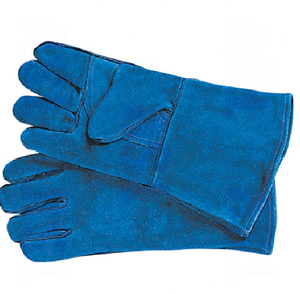 ถุงมือหนังสำหรับช่างเชื่อม, ถุงมือหนังสูงทำจากผ้าฝ้ายถุงมือเชื่อมเคฟลาร์ถุงมือหนังทนความร้อน - Product Image 5