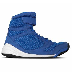 Vêtements d'entraînement de Fitness de couleur bleu blanc légers les plus vendus avec Logo personnalisé chaussures de boxe authentiques pour vêtements de combat pour adultes - Product Image 3