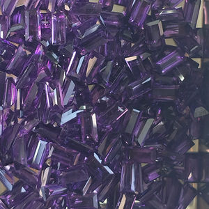 พลอยอะมีทิสต์ธรรมชาติจากแอฟริกา ขนาด 5x2.5 มม. ทรงบาแก็ตต์ คุณภาพดีที่สุด สำหรับทำเครื่องประดับ - Product Image 5