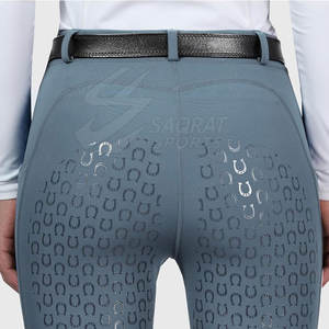 Lightweight And Breathable Horse Riding <b>Leggings</b> For Women Horseback Riding Breeches With 4-Way Stretch Fabric - Product Image 5