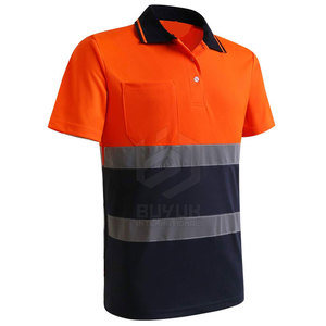 Maillot de sécurité pour hommes certifié CE, le plus vendu, en polyester coupe-vent léger et haute visibilité pour le travail - Product Image 5