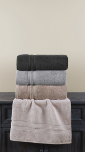 MS Home Hot Sale 100% Cotton Luxury Antimicrobial Hypoallergenic Face Washcloth <b>Bath</b> <b>Towel</b> 6-Piece <b>Set</b> Quick-Dry <b>Towels</b> - Product Image 1