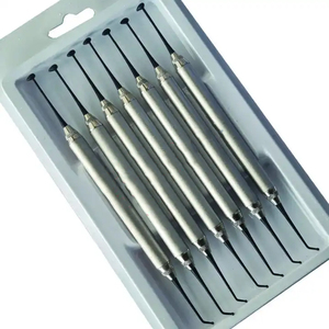 Instruments manuels de restauration dentaire en composite, instruments chirurgicaux dentaires en acier inoxydable avec revêtement diamanté - Product Image 4