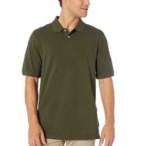 Fabriqué en usine de haute qualité hommes 100% coton pour Polo T-Shirt bas quantité minimale de commande broderie personnalisée à manches courtes tissu tricoté Sublimation - Product Image 1