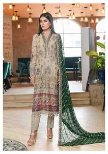 2025 Logo personnalisé brodé imprimé non cousu OEM Service tenue de fête décontractée pour les mariages pakistanais - Product Image 5