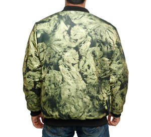 Chaqueta Bomber de Satén Bordada Personalizada, Estilo Universitario con Parches en la Parte Delantera, Cuello Mao, Unisex, Ropa Deportiva de Béisbol, Secado Rápido - Product Image 2