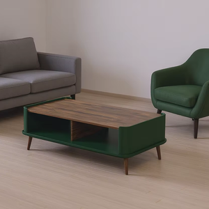 ไม้สักคุณภาพสูงอินโดนีเซียทำสีเขียวมะกอกโต๊ะเป็นครั้งคราวสำหรับห้องนั่งเล่นและเฟอร์นิเจอร์อพาร์ทเม้น - Product Image 1