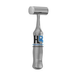 Marteau orthopédique en acier inoxydable de 16oz 330 grammes Instruments chirurgicaux manuels de baie de santé Disques échangeables Base de tête en caoutchouc - Product Image 4