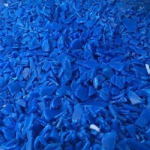 Tambour bleu propre rebroyé recyclé HDPE bleu tambour ferraille en plastique pur propre pour l'exportation - Product Image 6