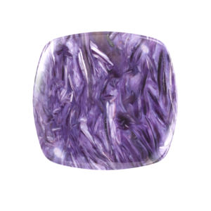 Pierre précieuse naturelle de charoïte de haute qualité, cabochon, taille personnalisable, carré, coussin, poire, ovale, octogone pour la fabrication de bijoux - Product Image 3