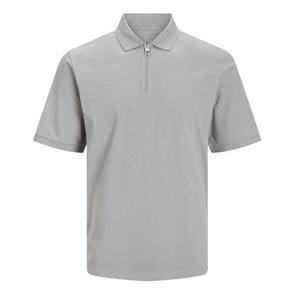 Ropa deportiva de Golf con cremallera de cuarto de manga corta con logotipo personalizado para hombre, transpirable, lisa, para polos, verano, patrón sólido de talla grande - Product Image 1