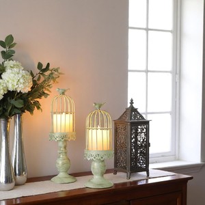 Hand Made <b>Set</b> <b>of</b> 2 Vintage Birdcage <b>Candle</b> Holders Rustic Metal Decorative Lanterns for Home Decor and Events - Product Image 5