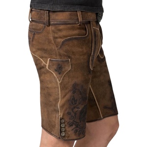 Venta al por Mayor de Trajes Bávaros Alemanes para Hombre, Incluye Pantalones Cortos Lederhosen Bordados de Cintura Media, Estilo Oktoberfest - Product Image 6