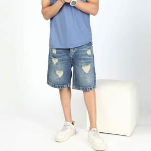 Venta al por mayor de fábrica, pantalones cortos vaqueros para hombre con clima cálido, venta en línea, pantalones cortos vaqueros cómodos para hombre ecológicos - Product Image 5