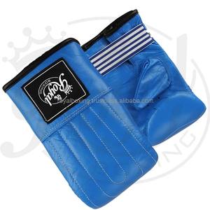 Men Women Kids' MMA Heavy <b>Bag</b> Punching Gloves Kickboxing and Boxing <b>Mitts</b> in Leather for Muay Thai Training - Product Image 2