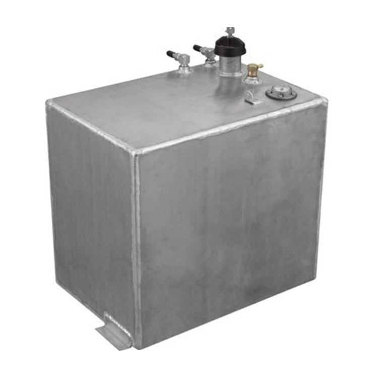 Réservoir Essence 9.5L Alliage Aluminium Universel - Avec Expéditeur Niveau Carburant