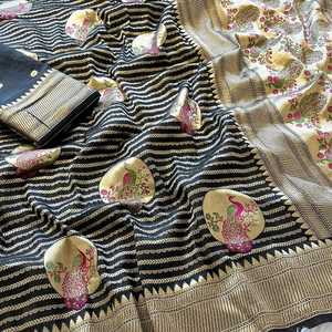 Showstopper Indian Most Export Designer Sari Último Exclusivo Más de moda Calidad Premium Ropa de fiesta étnica nupcial para mujeres - Product Image 3