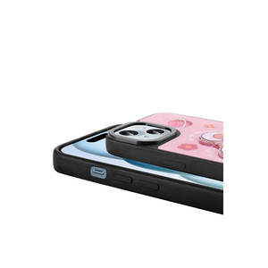 Funda de Silicona con Relieve Luminoso NXXA Amas Iconic para iPhone 15, Carcasa Protectora Trasera Negra para Teléfono Móvil - Product Image 4
