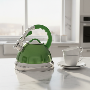 European 2.5L Hotel Water <strong>Kettle</strong> Customized Sound Modern Flat Bottomed Coffee <strong>Kettle</strong> Natural Color Metal Handle Horn - Product Image 4
