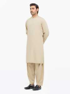 Salwar Kameez Classique pour Hommes Pakistanais, Vêtement Islamique Traditionnel pour le Bureau, Usage Quotidien et Jumma, Marque Personnalisée - Product Image 5