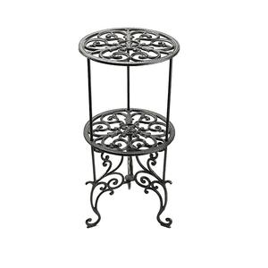 Support de Jardinière en Fer Forgé Noir 3 Niveaux Taille et Forme Personnalisées Support de Jardinière pour Décoration de Balcon - Product Image 6