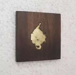 Almohadillas para tazas de té de madera de Acacia en blanco de alta calidad, vajilla de alto estándar, posavasos para bebidas - Product Image 1