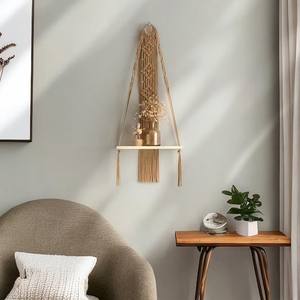 Décoration murale moderne en coton macramé Boho pour mariages et fêtes d'anniversaire Diwali - Product Image 1