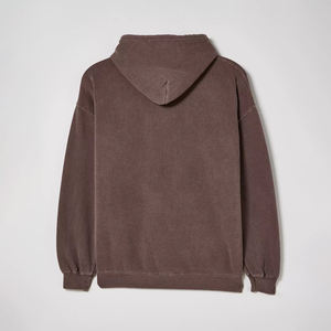 Sudadera con capucha de gran tamaño lavada vintage 100% algodón de peso pesado Streetwear pulóver sudadera de lana suave logotipo personalizado OEM hombres sudaderas con capucha - Product Image 2