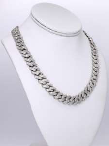 Elegancia Moissanite cadena cubana para hombres con Esmeralda y piedras de corte redondo personalizado Iced Out moda Hip Hop Streetwear joyería - Product Image 3