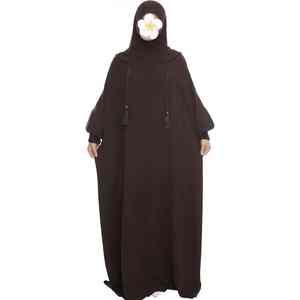 Diseño personalizado hecho con capucha para mujer Abaya secado rápido transpirable accesorios de ropa de longitud larga Flare Abayas mujeres - Product Image 6