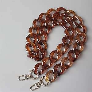 Cadena de eslabones de resina para regalos y creaciones de joyería personalizadas. Cadena de eslabones de resina con colores ricos, perfecta para la moda a bajo costo. - Product Image 3