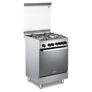 Cocina de gas de 4 zonas con horno eléctrico DMX 64 LSG Inox Clase A (60x60x87cm) - Product Image 1