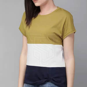 T-shirts pour femmes grande taille conçus sur mesure Nouvelle collection d'été Coton doux - Directement des fabricants pakistanais - Product Image 5