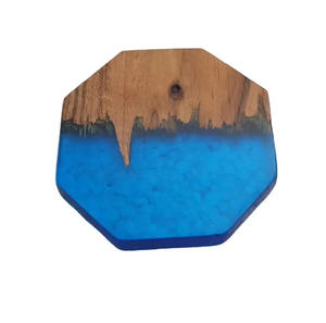 Dessous de verre ronds faits à la main en résine nouvelle conception émail couleur thé et café sous-verres pour la cuisine domestique table - Product Image 3