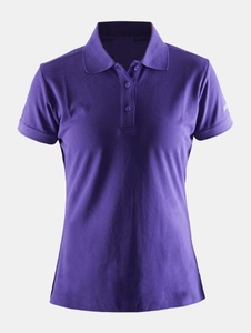 เสื้อโปโลเสื้อเชิ้ตโปโลสำหรับใส่ทำงาน,เสื้อโปโลสีม่วงพิมพ์ลายเครื่องแบบ - Product Image 5