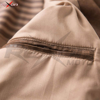 Blousons Bomber en Cuir Slim à Capuche pour Hommes avec Col Montant, Tissu Toile Couleur Personnalisée, Hiver, Séchage Rapide, Respirant
