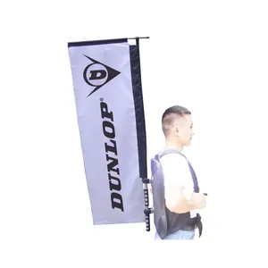 <span class=keywords><strong>Drapeau</strong></span> <span class=keywords><strong>publicitaire</strong></span> en forme de larme pour événements sportifs et activités promotionnelles – Vente en gros - Product Image 3