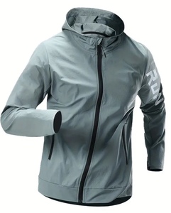 Veste automne-hiver personnalisée OEM pour hommes manteau de sport décontracté de fabrication professionnelle avec col à capuche tissu en toile et logo personnalisé - Product Image 1