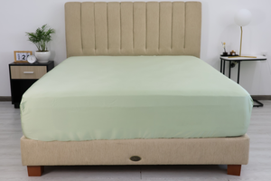 Kit de quatre pièces de mariage de luxe de haute qualité ensemble de literie doux et frais pour les années 600 + sophistiqué moderne solide écologique toutes saisons - Product Image 3