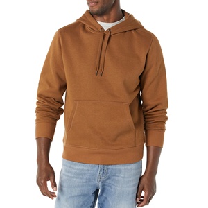 Acid Washed Plain Dyed Autumn Polyester/Cotton Custom <b>Brown</b> <b>Hoodie</b> Wholesale Hoodies - Product Image 1