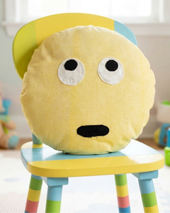 Cojín Decorativo de Lujo con Diseño de Cara Amarilla, Divertido y Suave, para Cama, Sofá, Niños y Adolescentes, Decoración del Hogar - Product Image 3