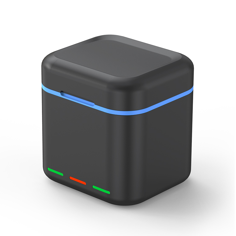 Hongdak for Go Pro 12 Triple Storage Charger Box With 3 Pcs Batteries Kit Set for GoPro Hero9/10/11/12 Battery Charger