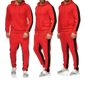 Chándal de algodón 100% para hombre, conjunto de Jogger personalizado, Etiqueta Privada, chándal para correr en blanco, sudaderas con capucha y sudaderas para hombre - Product Image 1