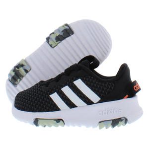Chaussures Adidas Racer Tr pour nourrissons/tout-petits Couleur : Noir/Blanc 100% authentiques - Product Image 1