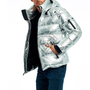 Chaqueta Acolchada de Alta Calidad para Hombre, con Logotipo Personalizado, Corte Ajustado, Informal, Otoñal, Ecológica, con Cuello Alto, Cálida - Product Image 2