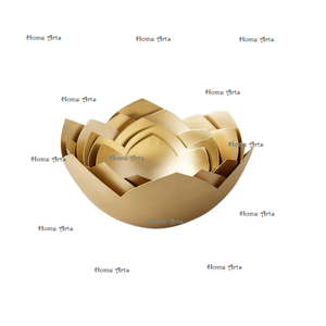 Marvelous Design Metal <b>Food</b> Serving Bowl Bestest Quality Customized Size And Shape Decorative Bowl In India - Product Image 1