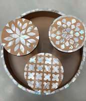 Boîte élégante en bois laqué acrylique carrée pour dattes au chocolat avec couvercle MOP, boîte de rangement alimentaire classique de luxe pour la conservation de la fraîcheur, utilisation domestique
