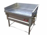 Promotion : Plancha à gaz professionnelle personnalisable pour cuisine commerciale, 4 brûleurs, haute puissance, en acier inoxydable, anti-rouille